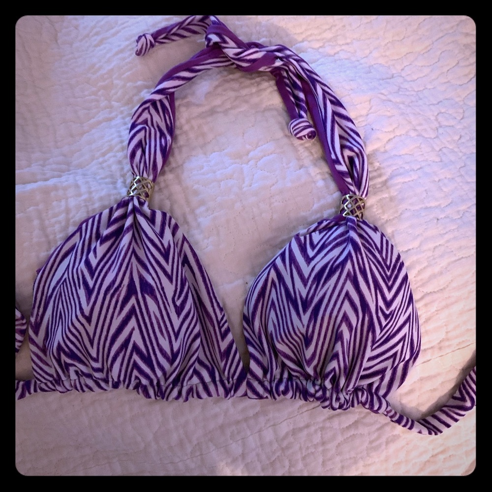 Pretty purple bikini top